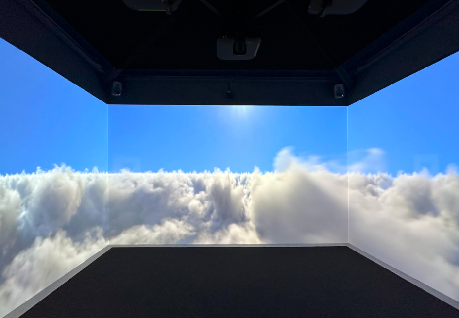 Immersive room for simulations